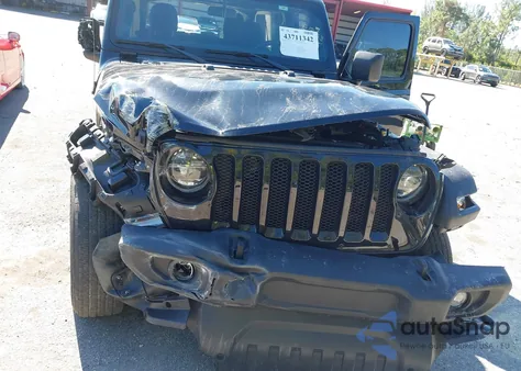 2022 Jeep Wrangler Unlimited Sport S 4X4 z USA, uszkodzony, nr VIN 1C4HJXDG2NW134125